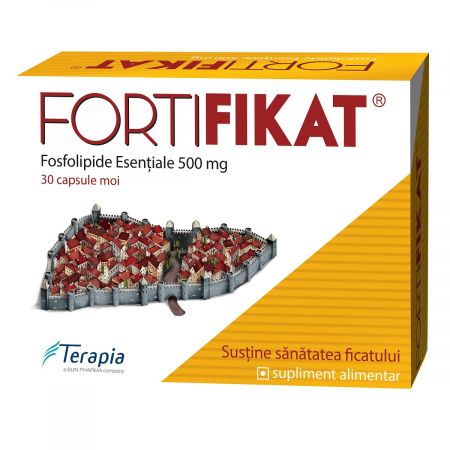 Fortifikat fosfolipide esentiale 540mg, 30 capsule, Terapia