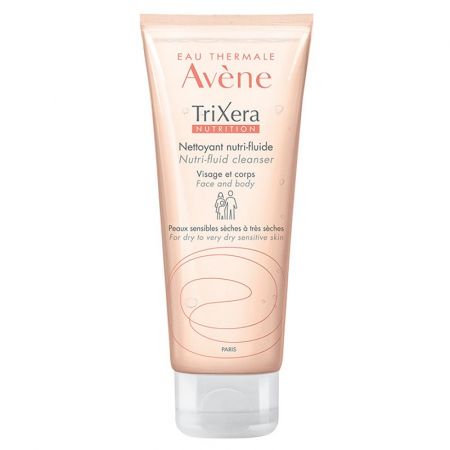 Gel de dus hidratant pentru piele sensibila si uscata Nutrition TriXera, 100 ml, Avene 