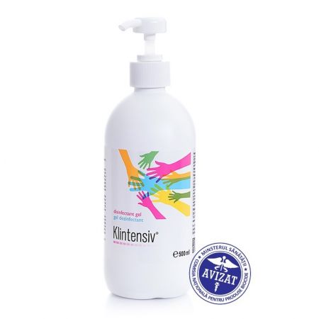 Gel hidroalcoolic pentru dezinfectarea mainilor, 500 ml, Klintensiv