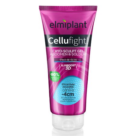 Gel pentru abdomen si solduri Cellufight Cryo-thermal, 200 ml, Elmiplant