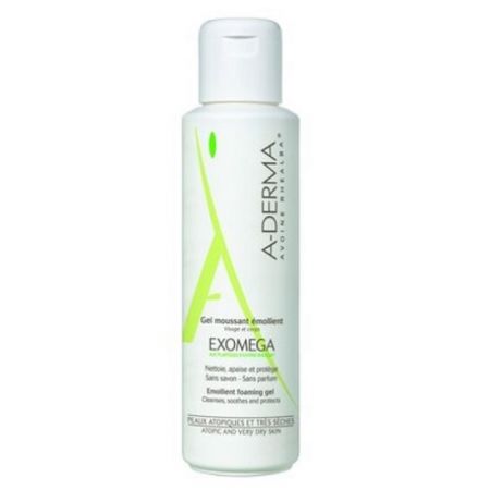 Gel spumant pentru fata si corp cu lapte de ovaz, Exomega, 500 ml, Lab A-Derma