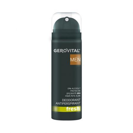 Deodorant antiperspirant Men Fresh, 150 ml, Gerovital