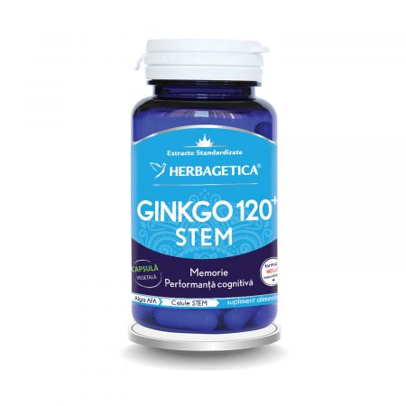 Ginkgo 120 Stem, 30 capsule, Herbagetica