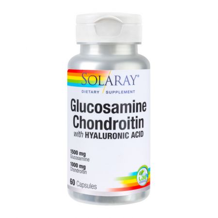 Glucosamine Chondroitin Hyaluronic Acid Solaray, 60 capsule, Secom