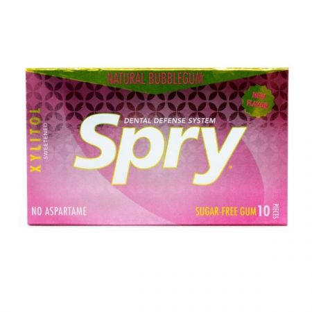 Guma de mestecat cu bubble gum Spry, 10 bucati, Xlear