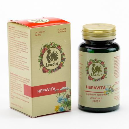 Hepavita Leacul, 70 capsule, Solaris