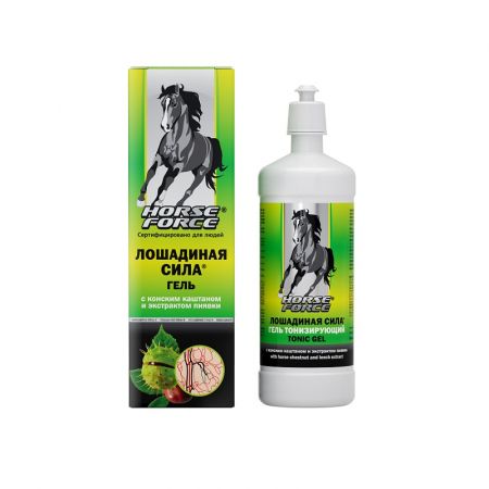 Gel tonic cu castan salbatic si extract de lipitori, 500ml, Horse Force