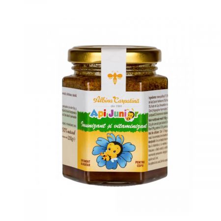 Imunizant si vitaminizant ApiJunior Albina Carpatina, 200 g, Apicola Pastoral Georgescu