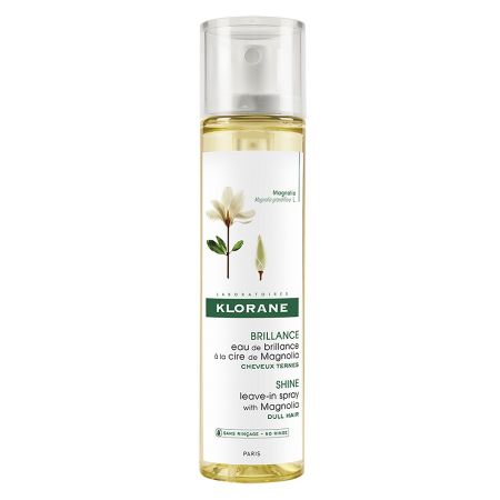 Apa de stralucire cu extract de magnolie pentru par tern, 100 ml, Klorane