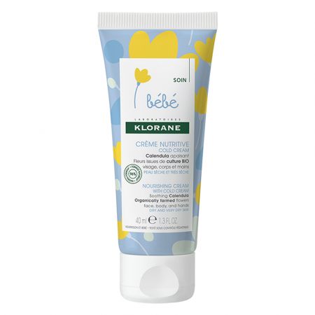 Crema nutritiva cu Cold Cream, 40 ml, Klorane Bebe