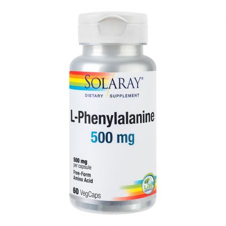 L-Phenylalanine 500mg Solaray, 60 capsule, Secom