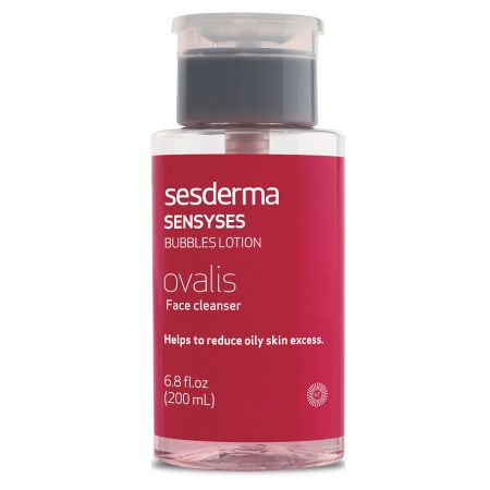 Lotiune pentru curatarea tenului scuamos si cu roseata Sensyses Ovalis, 200 ml, Sesderma