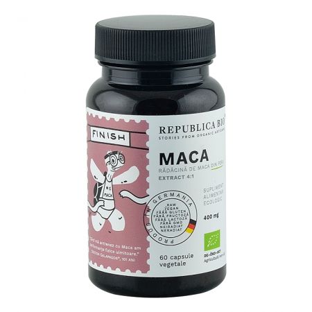 Maca Bio, 400 mg, 60 capsule, Republica Bio