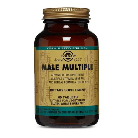 Multivitamine pentru barbati Male Multiple, 60 tablete, Solgar