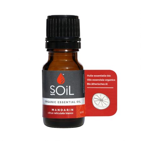 Ulei Esential Mandarina Pur 100% Organic , 10 ml, SOiL 