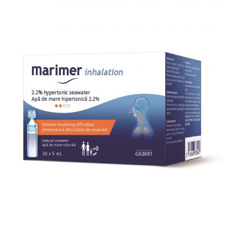 Marimer Inhalatii 2,2%, 30 unidoze x 5 ml, Gilbert