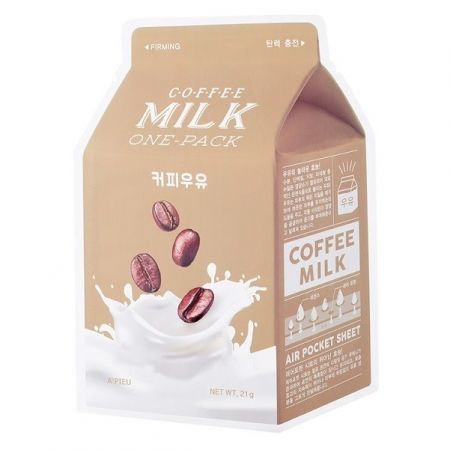 Masca faciala pentru fermitate Coffee Milk, 21 g, Apieu