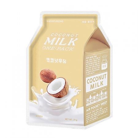 Masca faciala pentru hidratare Coconut Milk, 21 g, Apieu