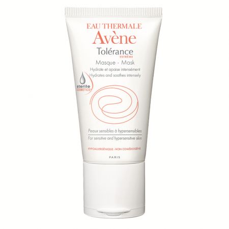 Masca hidratanta si calmanta pentru piele sensibila, alergica si reactiva Tolerance Extreme, 50 ml, Avene