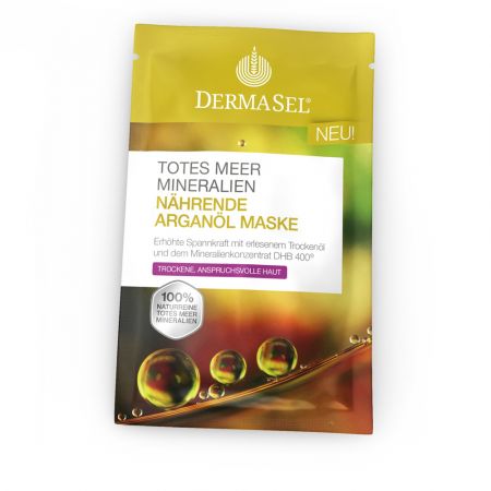 Masca hranitoare cu ulei de argan, 12 ml, DermaSel