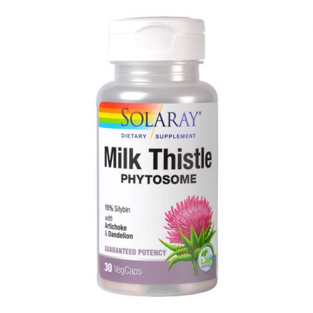 Milk Thistle Phytosome Solaray, 30 capsule, Secom