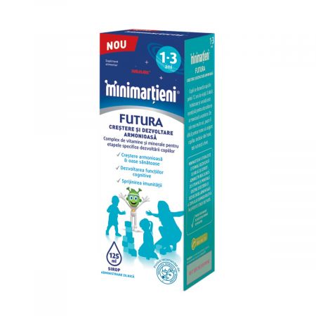 Minimartieni Futura crestere si dezvoltare armonioasa 1-3 ani, 125 ml, Walmark