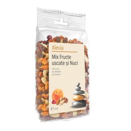 Mix Fructe uscate si Nuci, 130 g, Alevia