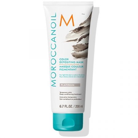 Masca de par nuantatoare Platinum, 200 ml, Moroccanoil