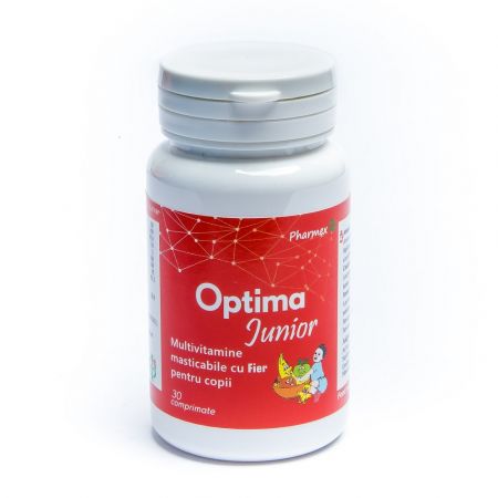 Optima Junior Plus Fier, 30 comprimate, Pharmex