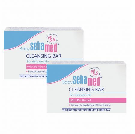 Pachet Sapun dermatologic pentru copii, 100 g + 100 g, Sebamed