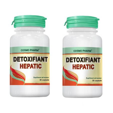 Pachet Detoxifiant Hepatic, 30 capsule (1+1), Cosmopharm