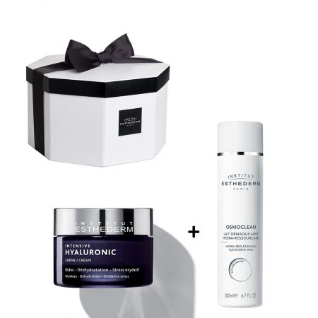 Pachet Crema Intensive Hialuronic, 50 ml + Lapte demachiant hidratant Osmoclean, 200 ml, Institut Esthederm