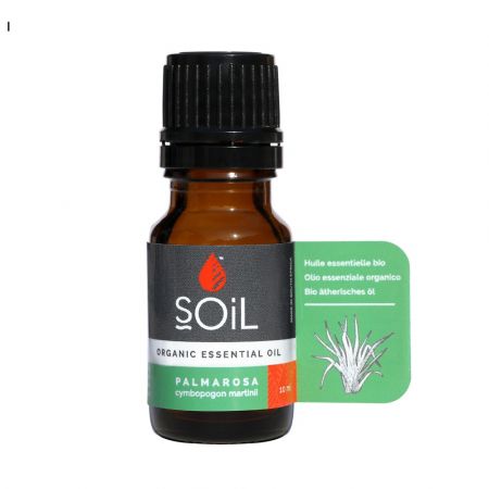 Ulei Esential Palmarosa 100% Organic, 10 ml, SOiL 