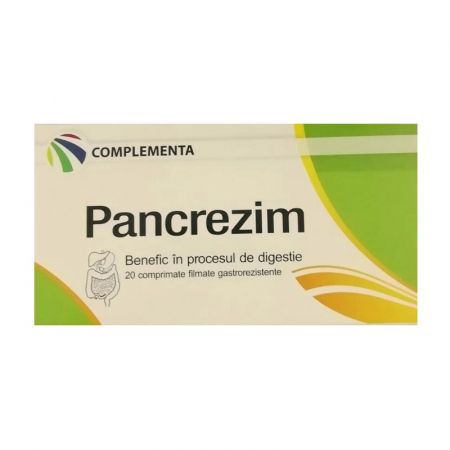 Pancrezim, 20 comprimate filmate, Slavia Pharm