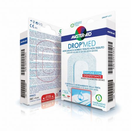 Pansament postoperator Drop Med, 7 x 5 cm, 5 bucati, Pietrasanta Pharma