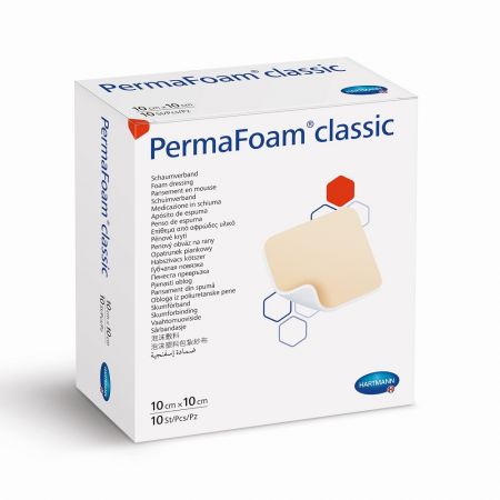 Pansamente PermaFoam Classic (882000), 10 x 10 cm, 10 bucati, Hartmann