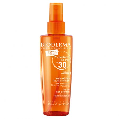 Ulei uscat Photoderm Bronz, SPF 30, 200 ml, Bioderma