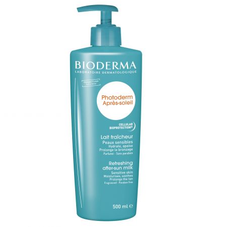 Lotiune reparatoare dupa plaja Photoderm Apres-soleil, 500 ml, Bioderma