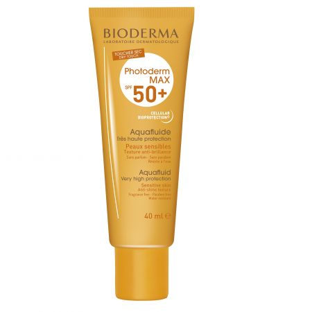 Fluid pentru protectie solara Photoderm Max Aquafluide, SPF 50+, 40 ml, Bioderma