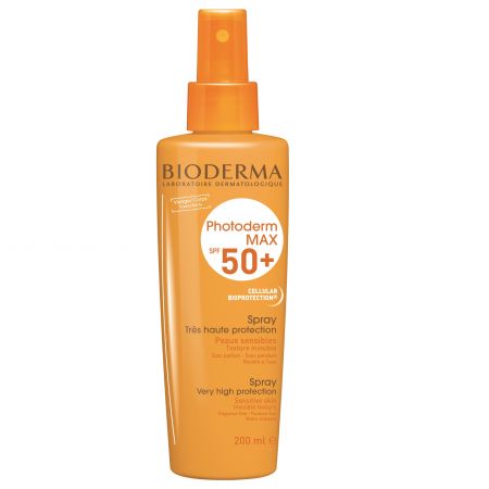 Spray protectie solara Photoderm Max, SPF 50+, 200 ml, Bioderma