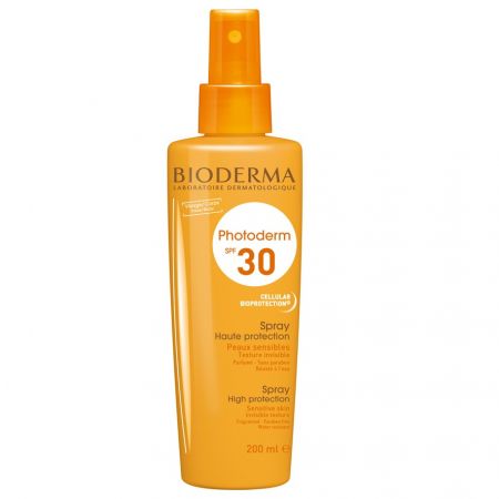 Spray protectie solara Photoderm, SPF 30, 200 ml, Bioderma