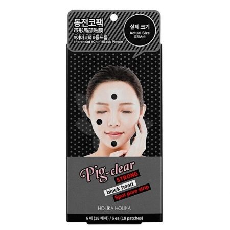 Plasturi pentru curatarea porilor Pig Nose, 6 bucati, Holika Holika