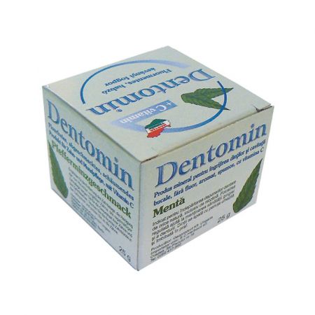 Praf de dinti cu menta Dentomin H, 25 g, Mer-co