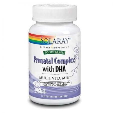 Prenatal Complex with DHA Multi-Vita-Min Solaray, 30 capsule, Secom