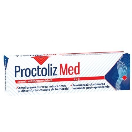 Crema antihemoroidala Proctoliz Med, 25 g, Look Ahead