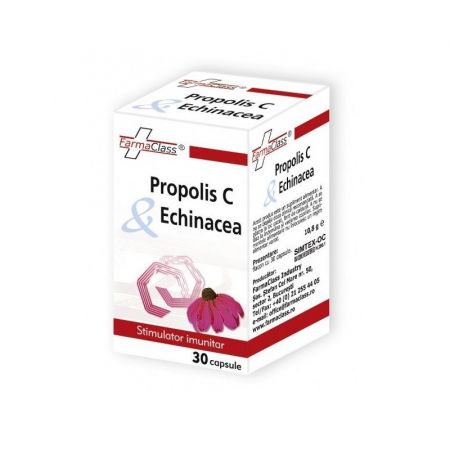 Propolis C cu Echinacea, 30 capsule, FarmaClass