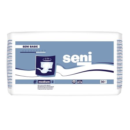 Scutece pentru adulti Seni Basic, Medium, 30 bucati, Seni