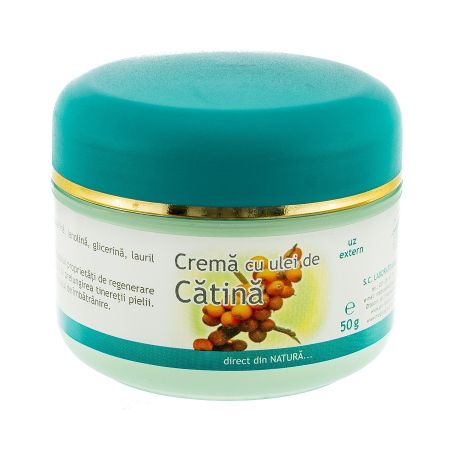 Crema cu ulei de catina, 50 g, Pro Natura 