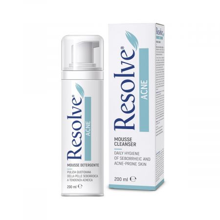 Spuma curatare ten acneic Resolve Acne, 200 ml, Pietrasanta Pharma