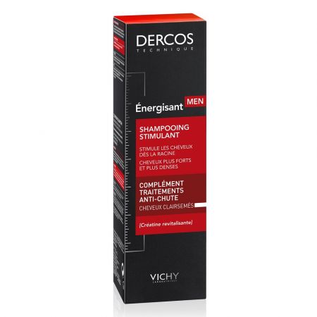 Sampon energizant pentru barbati Dercos, 200 ml, Vichy